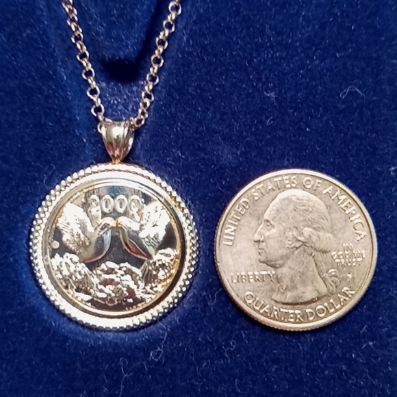 Highland Mint Peace Dove 2000 Necklace (162024) #0067 - Picture 3 of 5